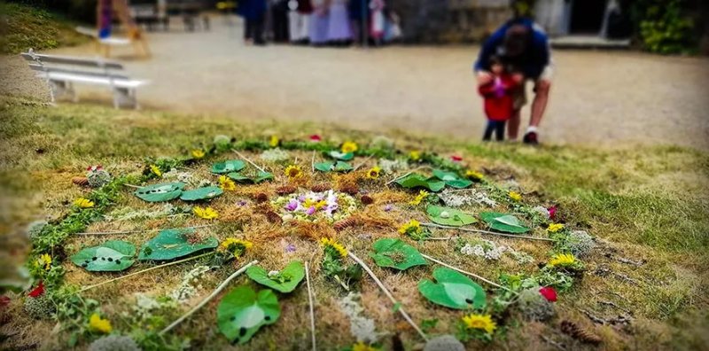 Landart au 4e Festi'Val de Seine à l'abbaye d'Oigny